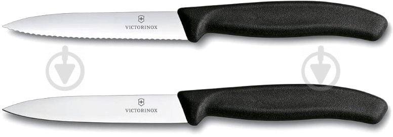 Набор кухонный SwissClassic Paring Set 6.7793.B 2 ножа 10 см с черные Victorinox - фото 1