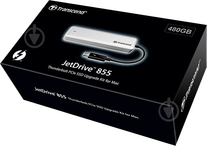 SSD-накопитель Transcend JetDrive 855 для Apple + case 480GB M.2 PCI Express 3.0 x4Thunderbolt 3D NAND (TS480GJDM855) - фото 4