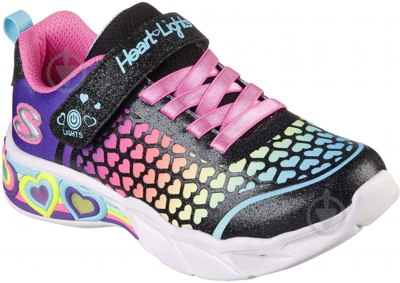 Кросівки для дівчаток Skechers Sweetheart 302312L BKMT р.35 різнокольорові - фото 3