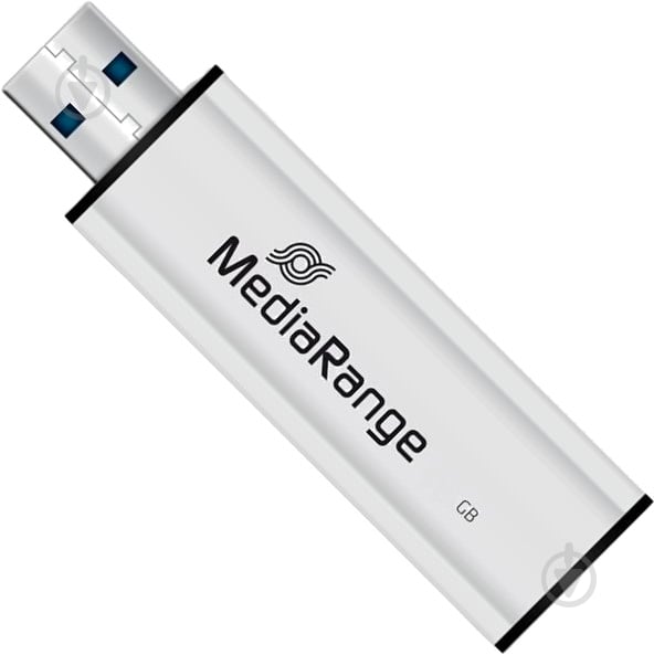 Флешпам'ять USB MediaRange 256 ГБ USB 3.0 black/silver (MR919) - фото 1