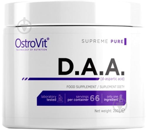 Аминокислота Ostrovit Supreme Pure D.A.A 200 г - фото 1