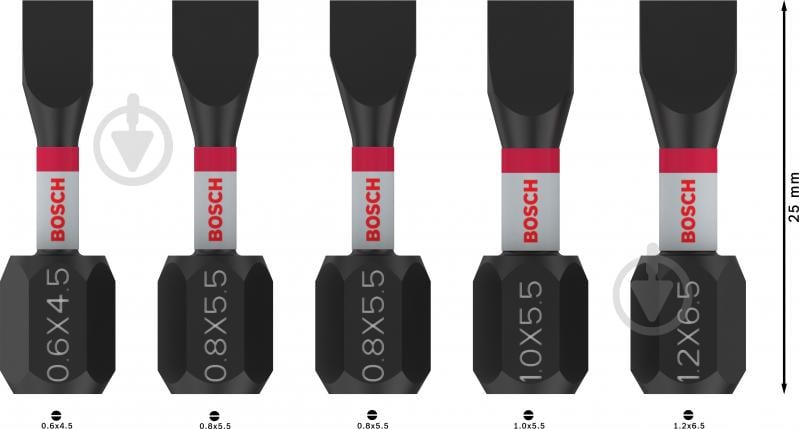 Бита Bosch PRO Impact SL 25 мм 2608521U60 - фото 3