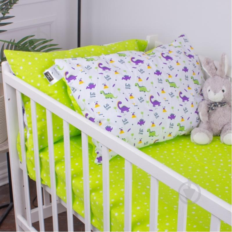 Наволочка бязь Kids Time 18-0001 Hello Dino 40x60 см мульті MirSon - фото 1