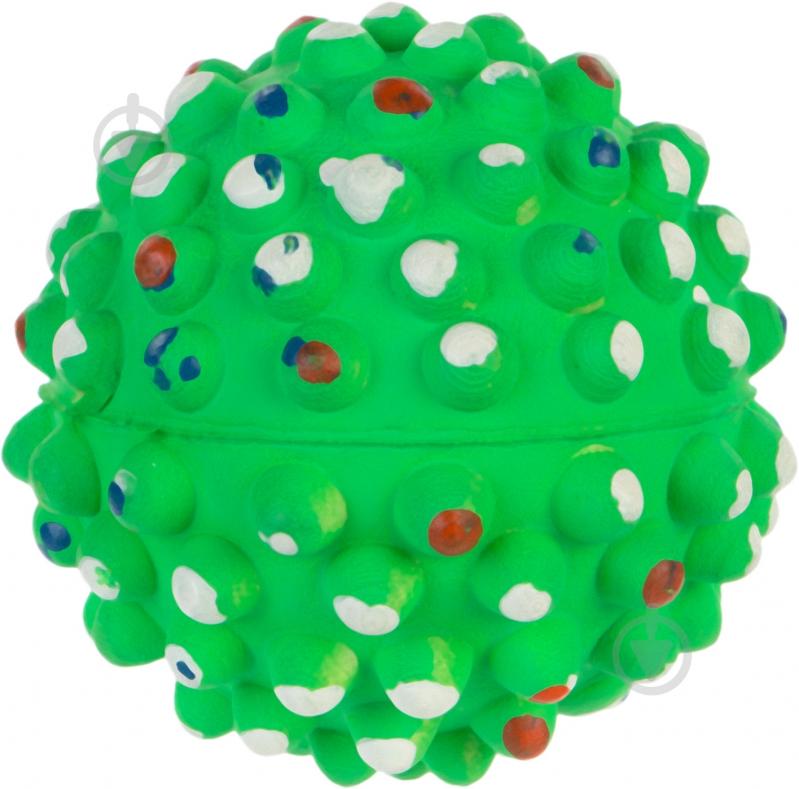 Игрушка для котов Camon Мяч-мина d6 см зеленый - фото 1