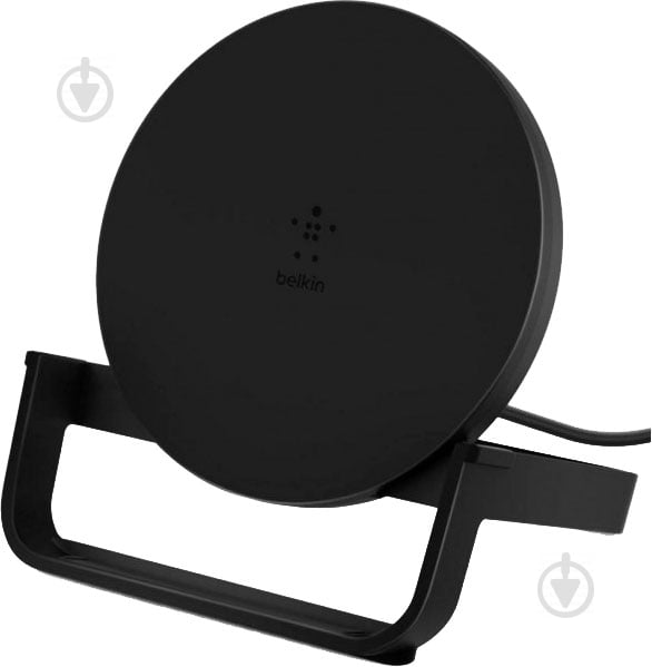 Беспроводное зарядное устройство Belkin Stand Wireless Charging Qi 10W (WIB001VFBK) - фото 1