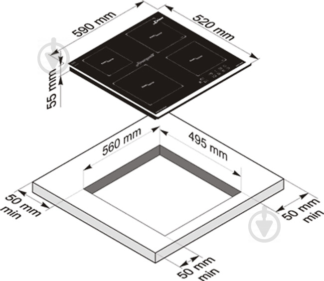 Варильна поверхня індукційна Kaiser KCT 6506 FI AVANTGARDE - фото 3