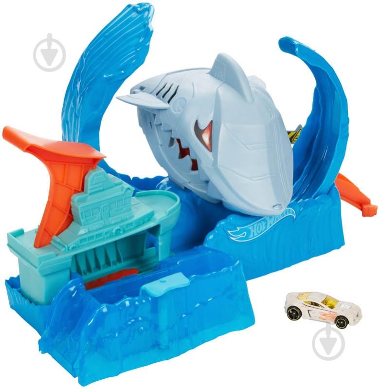 Трек Hot Wheels Голодная Акула-робот GJL12 - фото 2