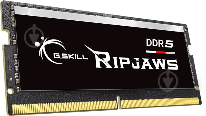 Оперативная память G.Skill SODIMM DDR5 16 GB (1x16GB) 4800 MHz (F5-4800S4039A16GX1-RS) Ripjaws - фото 2