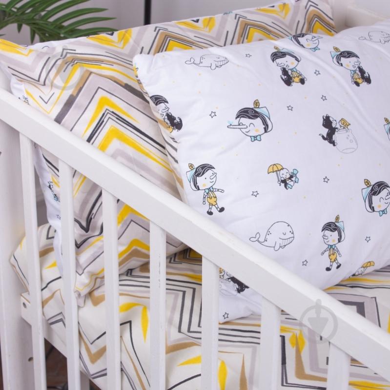 Наволочка бязь Kids Time 18-0003 Pinokio 40x60 см мульті MirSon - фото 2