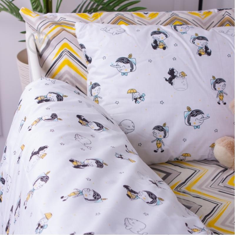 Наволочка бязь Kids Time 18-0003 Pinokio 40x60 см мульті MirSon - фото 5