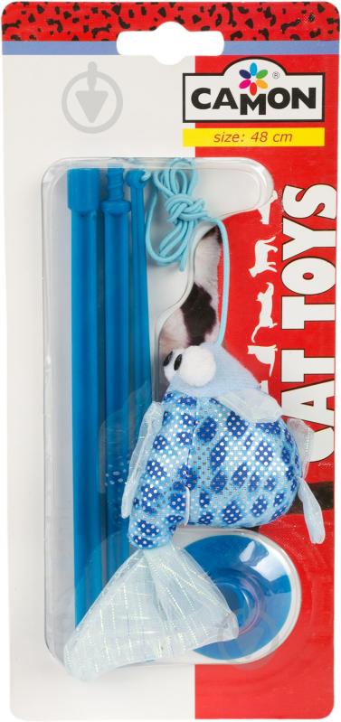 Дразнилка Camon Рыба на удочке 45 см голубой - фото 2
