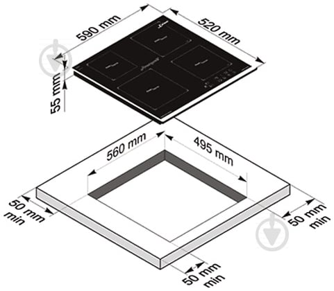 Варочная поверхность индукционная Kaiser KCT 6505 FIN - фото 3