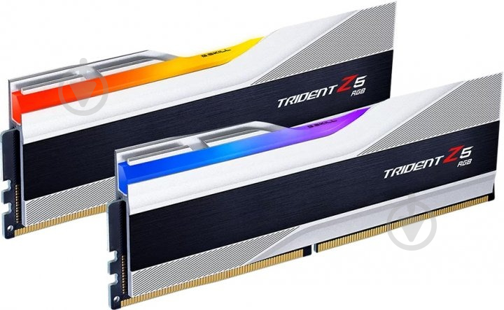 Оперативна пам'ять G.Skill DDR5 SDRAM 32 GB (2x16GB) 7800 MHz (F5-7800J3646H16GX2-TZ5RS) Trident Z5 RGB Silver - фото 2