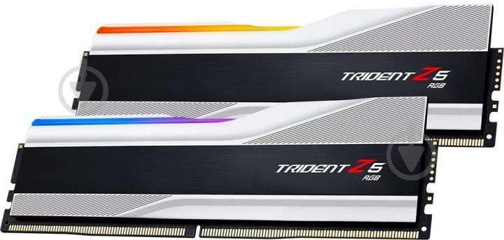 Оперативна пам'ять G.Skill DDR5 SDRAM 32 GB (2x16GB) 7800 MHz (F5-7800J3646H16GX2-TZ5RS) Trident Z5 RGB Silver - фото 4