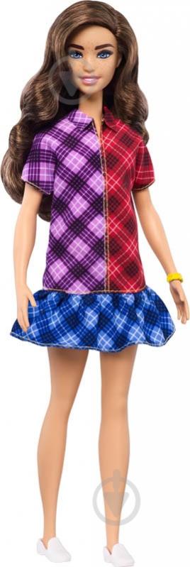 Лялька Barbie Модниця в картатій сукні GHW53 - фото 1