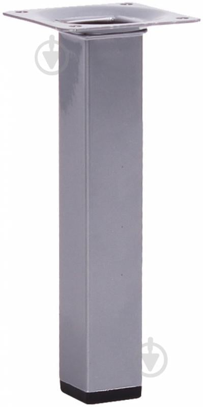 Меблева ніжка Larvij L61S15MS25 квадратна 25х25х150 мм срібляста - фото 1 Меблева ніжка Larvij L61S15MS25 квадратна 25х25х150 мм срібляста - фото 1