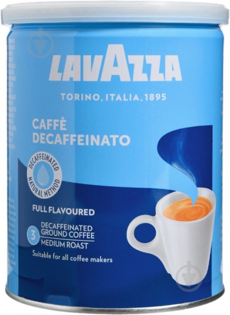 Кофе молотый Lavazza CAFFE Deсaffeinatotin 250 г - фото 1