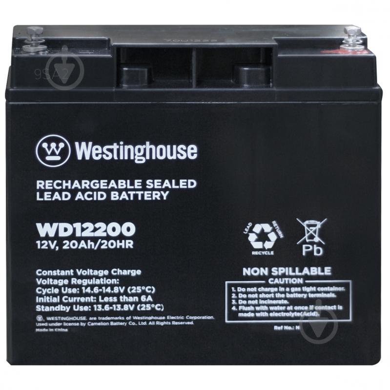 Батарея акумуляторна Westinghouse Deep Cycle 12V 20Ah terminal T12 WD12200N-T12 - фото 1