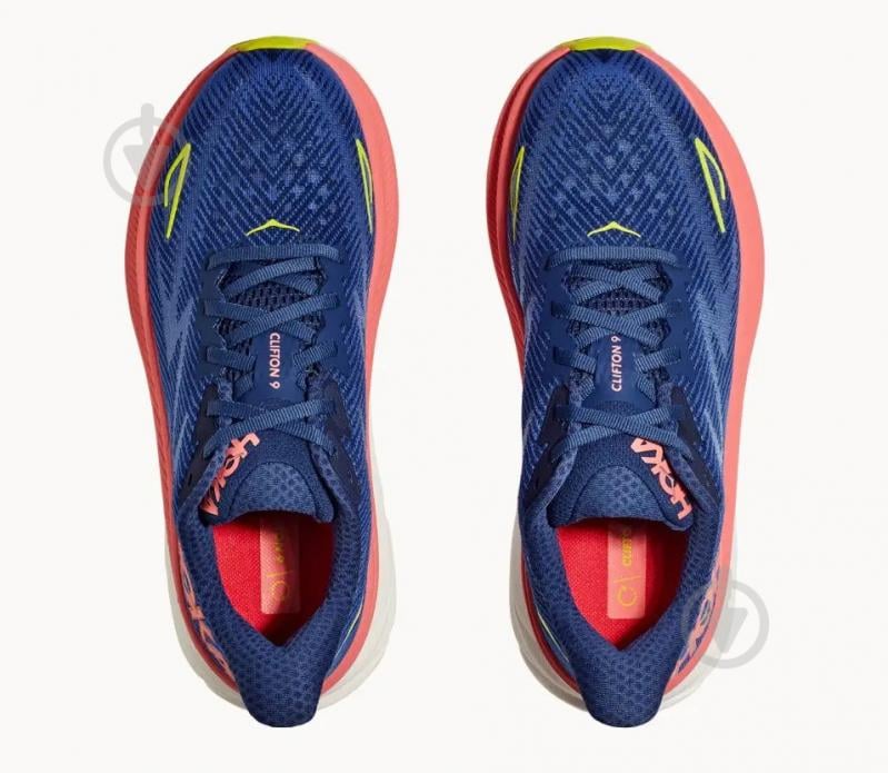 Кроссовки женские демисезонные Hoka CLIFTON 9 1127896-EVN р.38 2/3 синие - фото 4