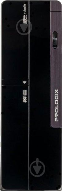 Корпус PrologiX E106 Slim Black Door 400W - фото 2