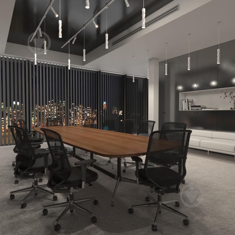 ВИТРИНА! Люстра светодиодная Strotskis Scroll 50136/1 5 Вт LED-модуль белый - фото 12