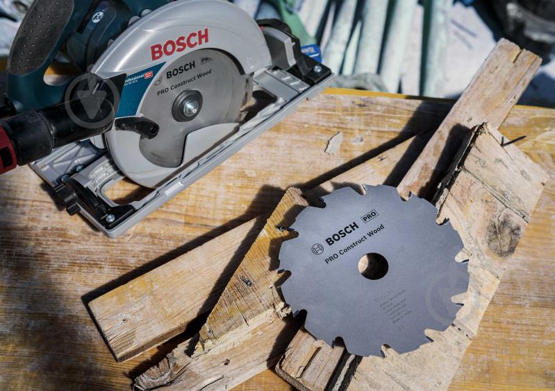 Пильный диск Bosch CONSTRUCТ 160x16x2,6 Z12 2608640630 - фото 7