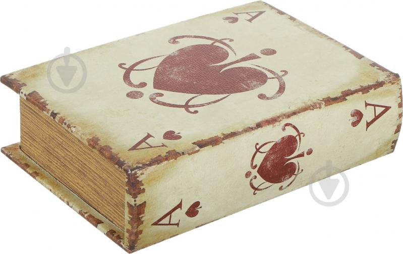 Шкатулка-книга Игральные карты 14х5х20 см - фото 2 Шкатулка-книга Игральные карты 14х5х20 см - фото 2