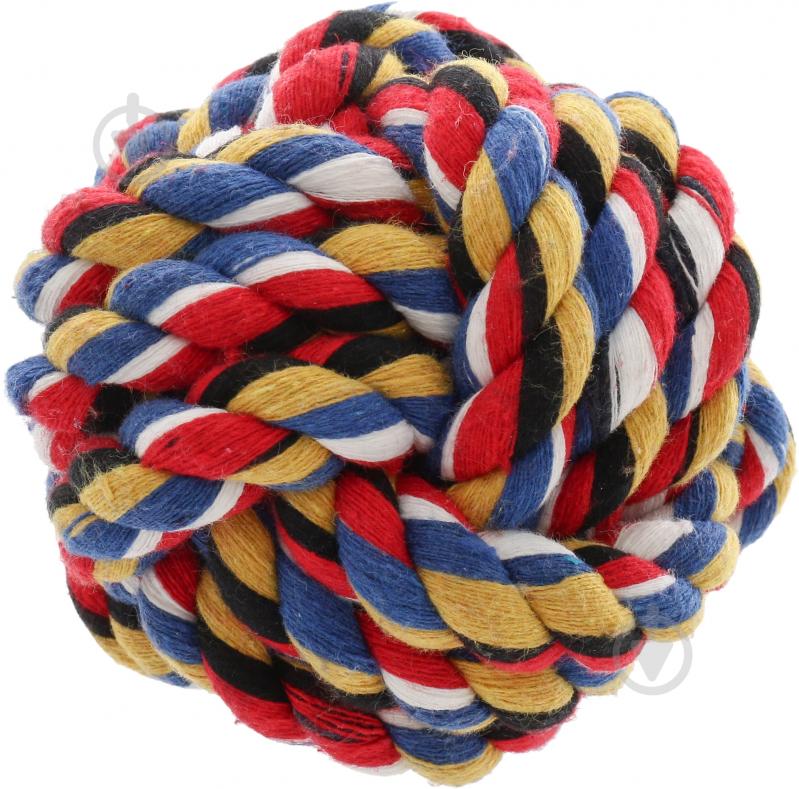 Игрушка для собак Camon Мяч из каната d10 см - фото 1