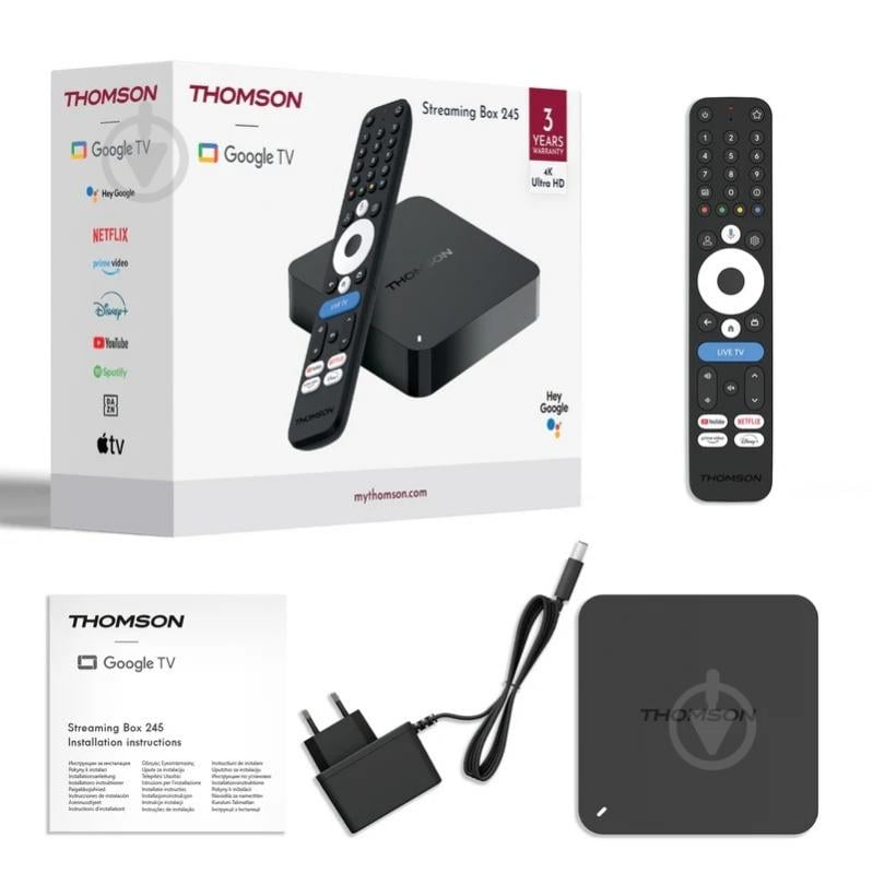 Медиаплеер Thomson Streaming Box 4K UHD 245G - фото 4