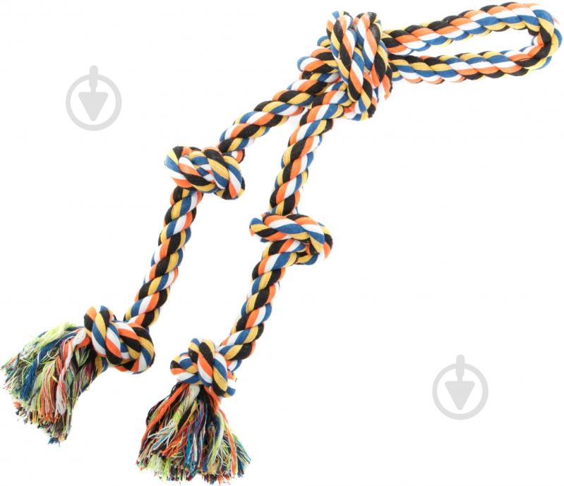 Игрушка для собак Camon Канат с 5 узлами 43 см - фото 1