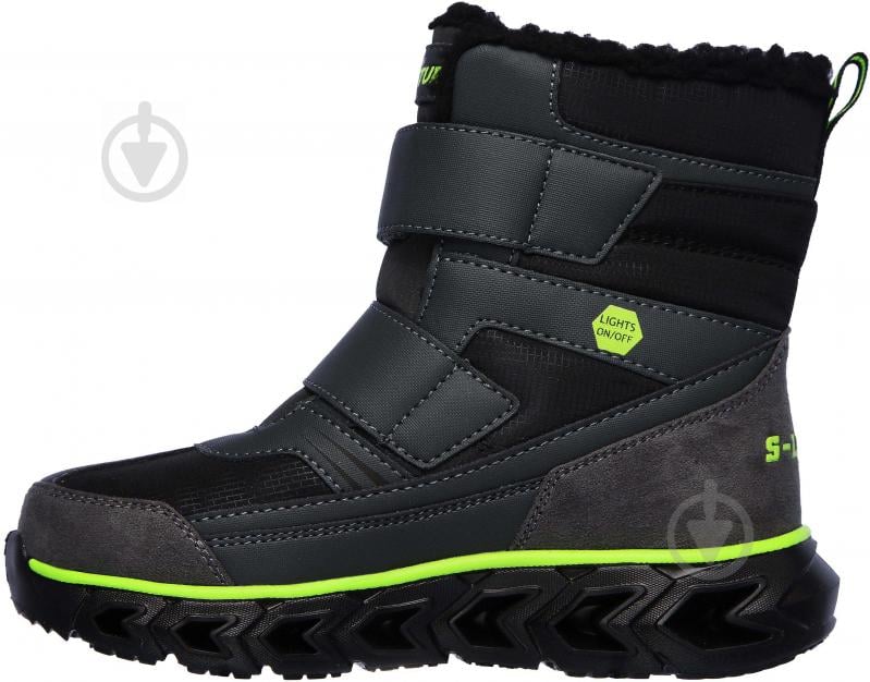 Черевики Skechers Lights 90588L CCBK р.33,5 сірий - фото 2