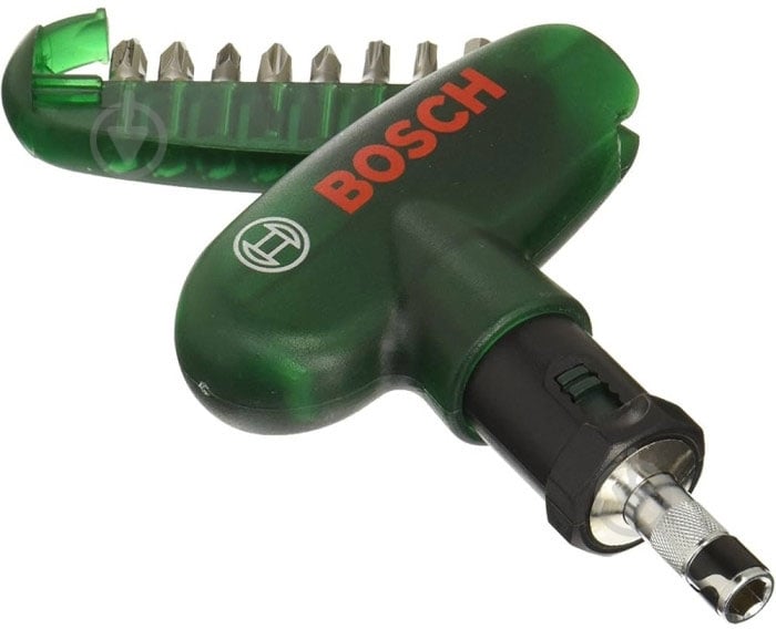 Отвертка-ручка и биты 9 в 1 Bosch Pocket 2607019510 - фото 1