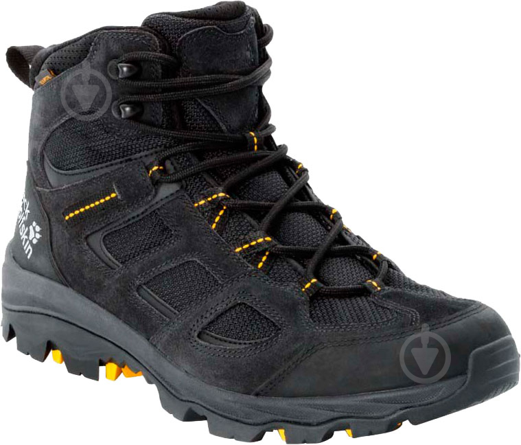 Черевики Jack Wolfskin VOJO 3 TEXAPORE MID M 4042461-6055 р.42 чорно-жовтий - фото 1