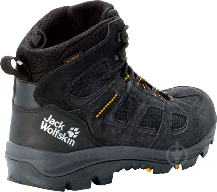 Ботинки Jack Wolfskin VOJO 3 TEXAPORE MID M 4042461-6055 р.42 черно-желтый - фото 4