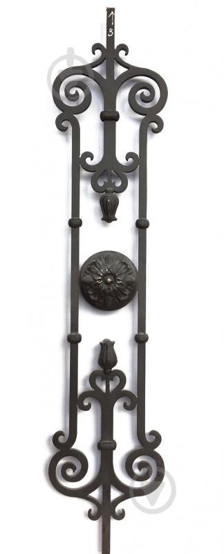 Стойка кованная Бастион №6 950х201 мм - фото 1 Стойка кованная Бастион №6 950х201 мм - фото 1