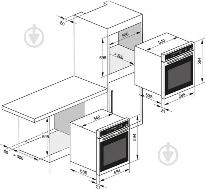 Духовой шкаф Kaiser EH 6901 N - фото 2