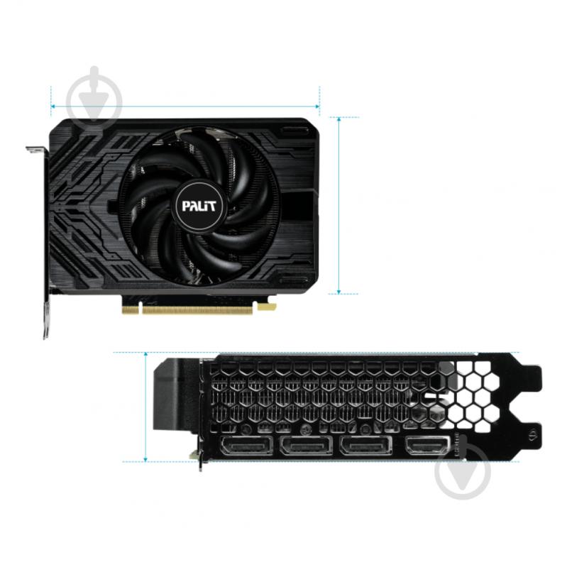 Відеокарта Palit NVIDIA GeForce RTX 4060 Ti StormX 8GB GDDR6 128bit (NE6406T019P1-1060F) - фото 6