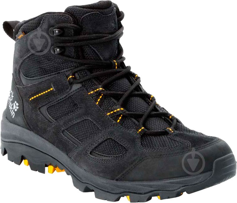 Черевики Jack Wolfskin VOJO 3 TEXAPORE MID M 4042461-6055 р.45 чорно-жовтий - фото 1