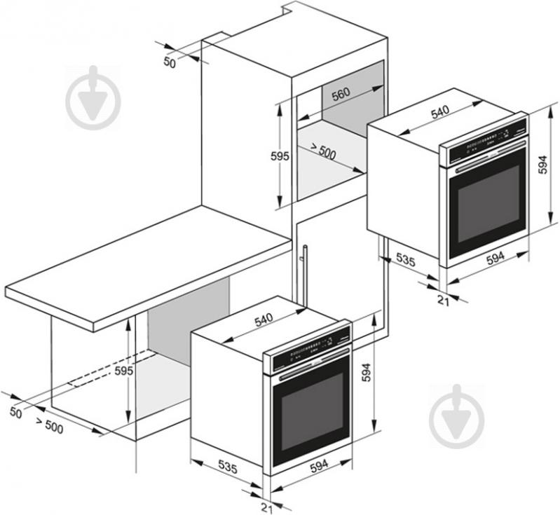 Духовой шкаф Kaiser EH 6960 - фото 2