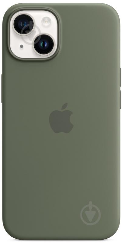 Чохол Apple Silicone Case with MagSafe для Apple iPhone 14 olive (MQU83ZE/A) - фото 1