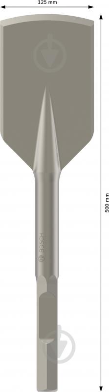 Зубило Bosch SDS HEX 125x500 мм 1618601011 - фото 2