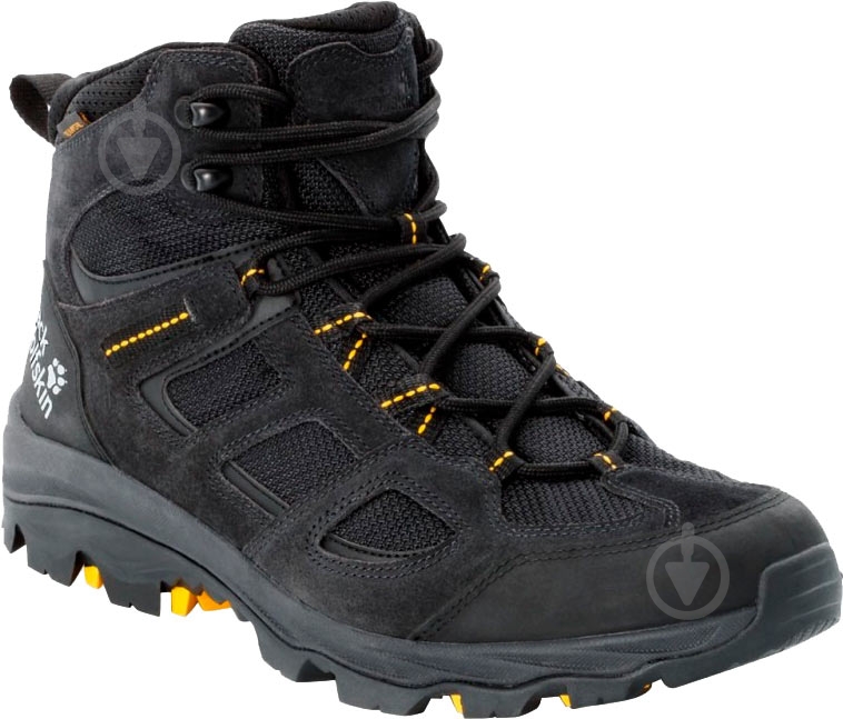 Черевики Jack Wolfskin VOJO 3 TEXAPORE MID M 4042461-6055 р.46 чорно-жовтий - фото 1