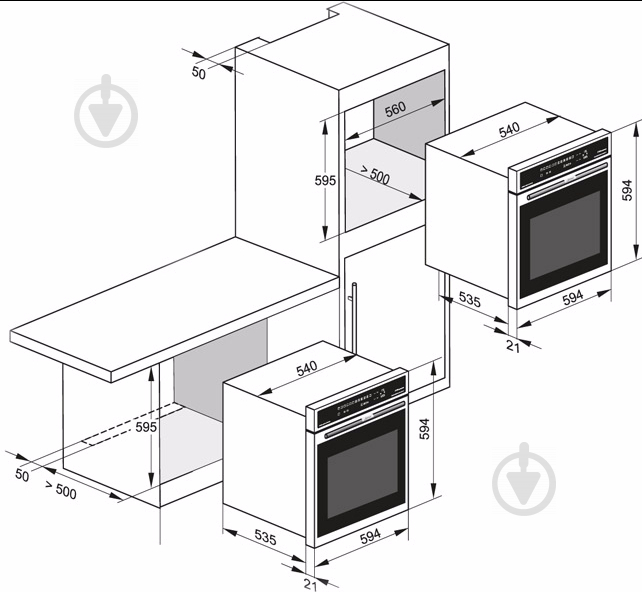 Духовой шкаф Kaiser EH 6990 Chrom - фото 2