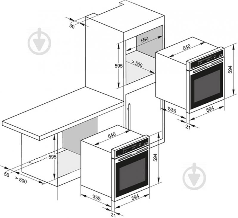 Духовой шкаф Kaiser EH 6907 GW - фото 6