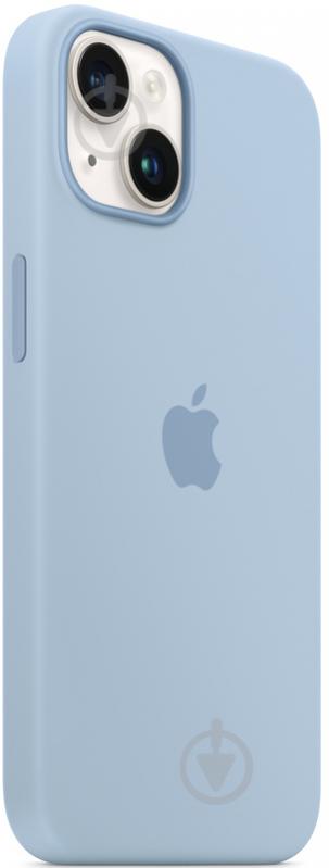 Чохол Apple Silicone Case with MagSafe для Apple iPhone 14 sky (MQU93ZE/A) - фото 2