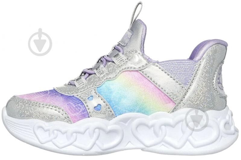 Кроссовки Skechers INFINITE HEART LIGHTS 303755N SMLT р.23 разноцветные - фото 2