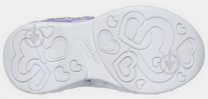 Кроссовки Skechers INFINITE HEART LIGHTS 303755N SMLT р.23 разноцветные - фото 4