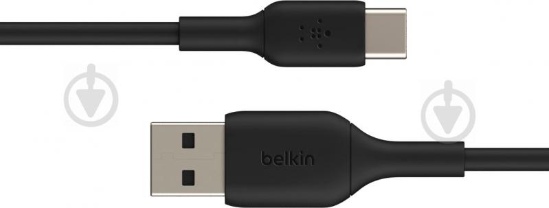 Кабель Belkin USB-A - USB-С, PVC 2 м чорний (CAB001BT2MBK) - фото 3