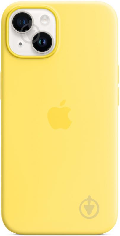 Чохол Apple Silicone Case with MagSafe для Apple iPhone 14 canary yellow (MQU73ZE/A) - фото 1