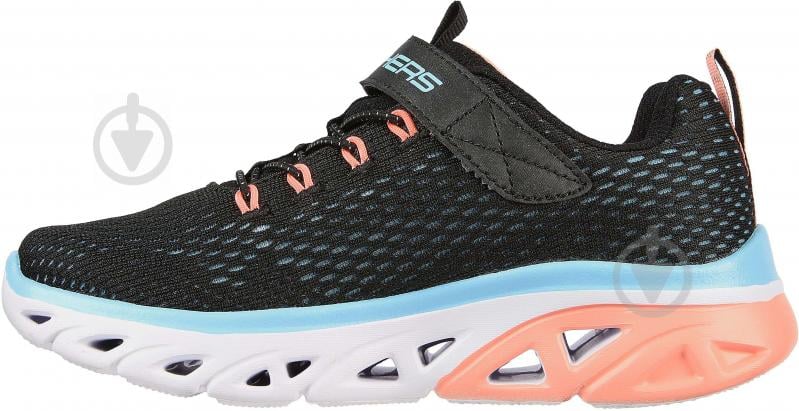 Кросівки для дівчаток Skechers Glide-Step 302472L BBLP р.36 чорні - фото 2